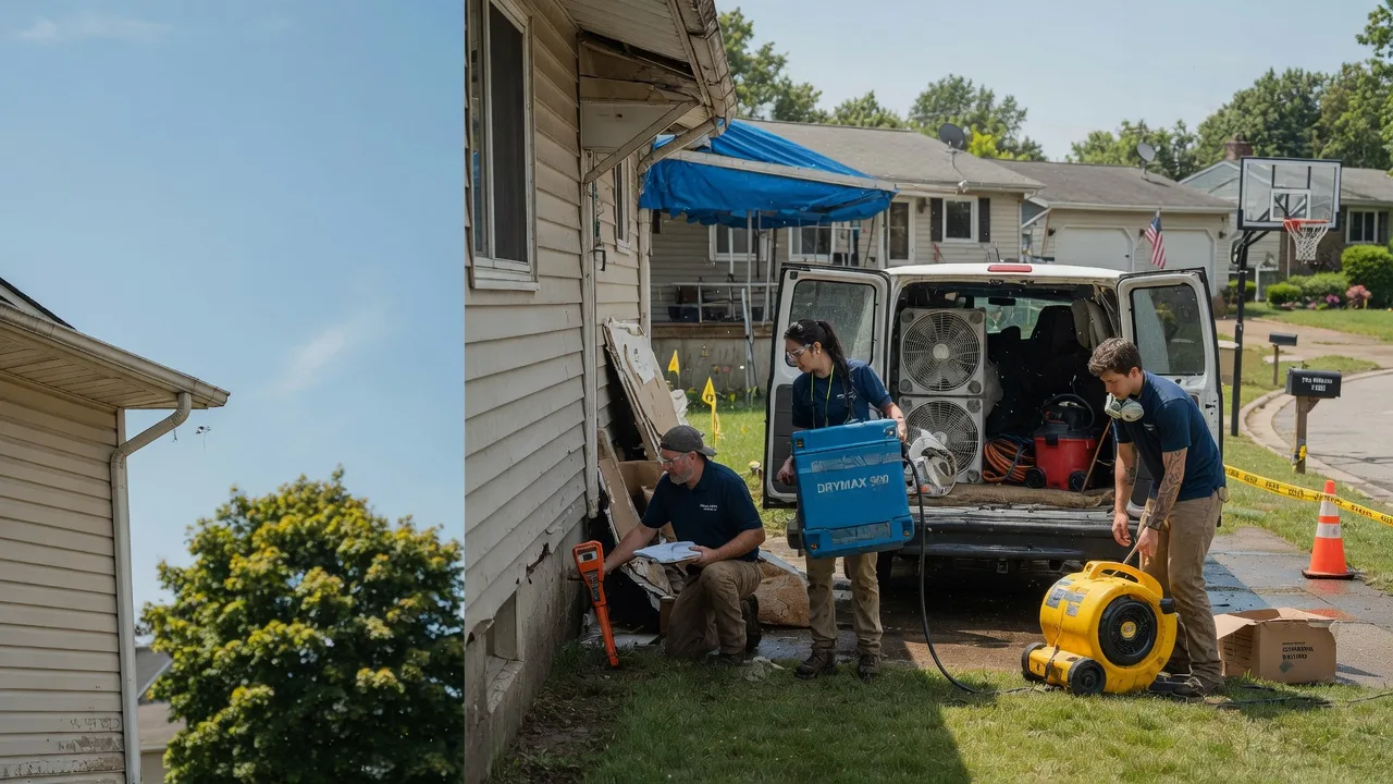 Ceiling Leak Cleanup in Jasper, OH near me